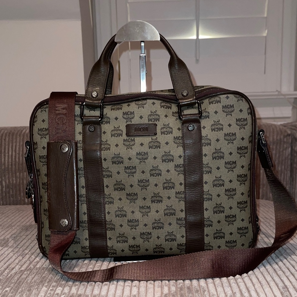 MCM Visetos 2Way Briefcase